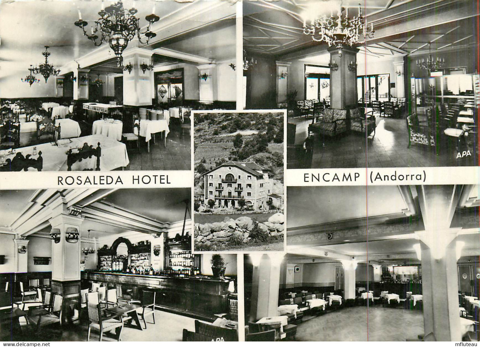ANDORRE * ENCAMP  Hotel « rosaleda »  Multi Vues  (CPSM 10x15cm)     RL18,0645 - Andorre