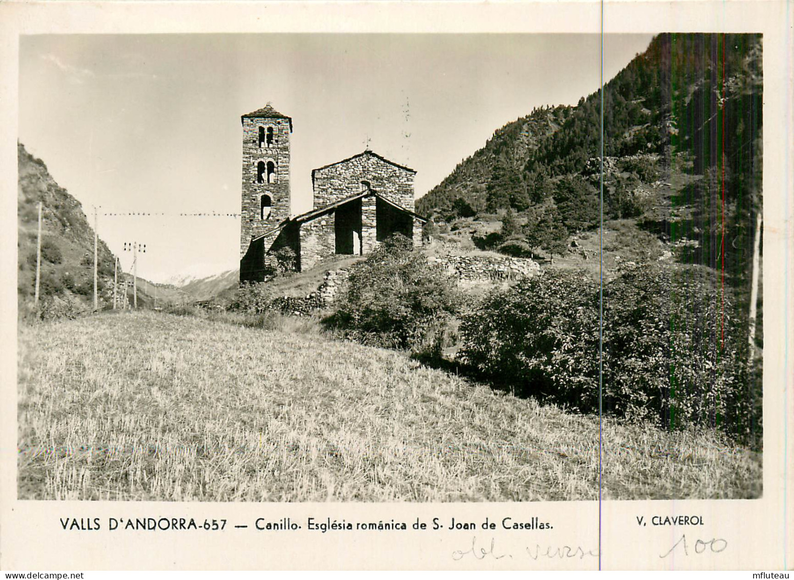 ANDORRE *  CANILLO  Eglise St Jean De Casellas  (CPSM 10x15cm)    RL18,0634 - Andorre