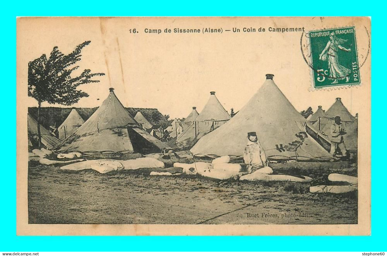 A907 / 179 02 - SISSONNE Camp De Sissonne Un Coin De Campement - Sissonne