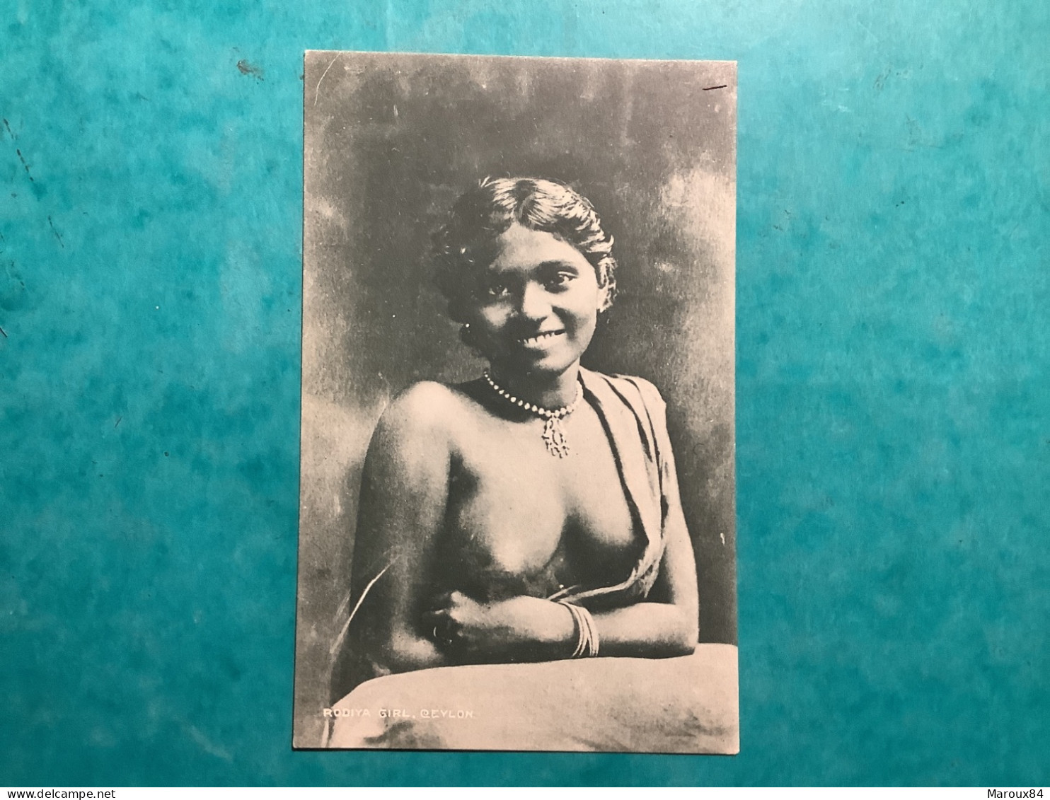 Ceylon / Rodiya Girl Seins Nus - Sri Lanka (Ceylon)