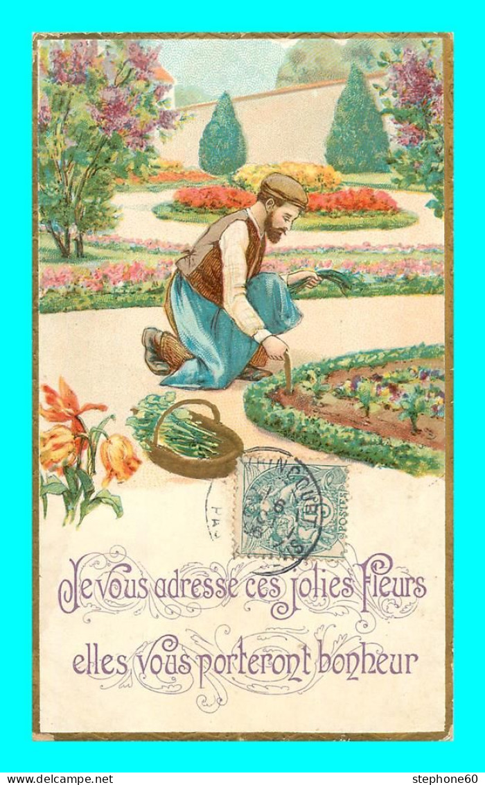 A906 / 075  Je Vous Adresse Ces Jolies Fleurs ( Fantaisie ) - Otros & Sin Clasificación