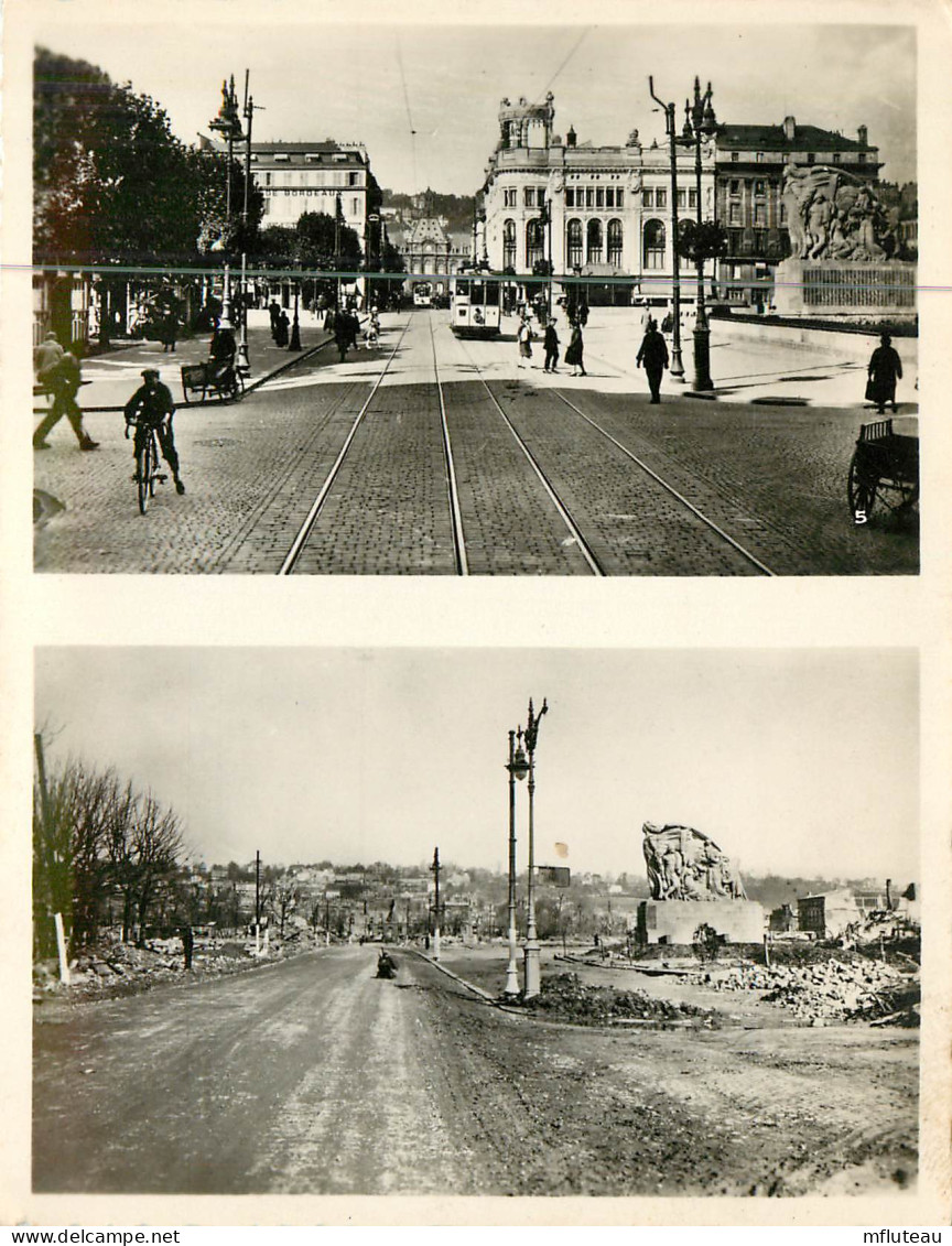 76* LE HAVRE  Place Gambetta Avant Et Apres 1944  - WW2  (CPSM 10x15cm)     RL18,1410 - Non Classés
