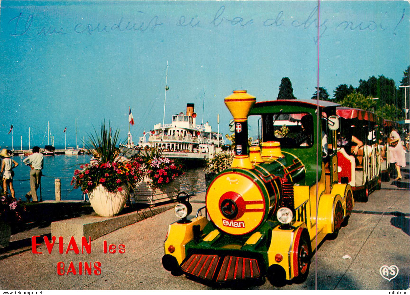 74* EVIAN LES BAINS   Le Petit Train  (CPM 10x15cm)     RL18,1247 - Evian-les-Bains