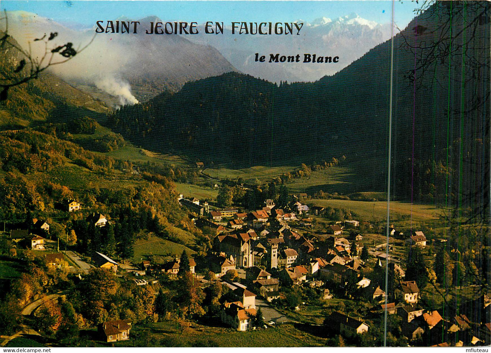 74* ST JEOIRE EN FAUCIGNY  Vue Generale  (CPM 10x15cm)     RL18,1184 - Saint-Jeoire