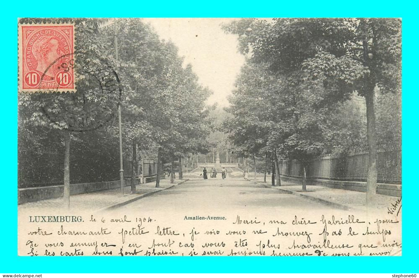 A905 / 655  Luxembourg Amallon Avenue ( Timbre ) - Luxemburg - Stadt