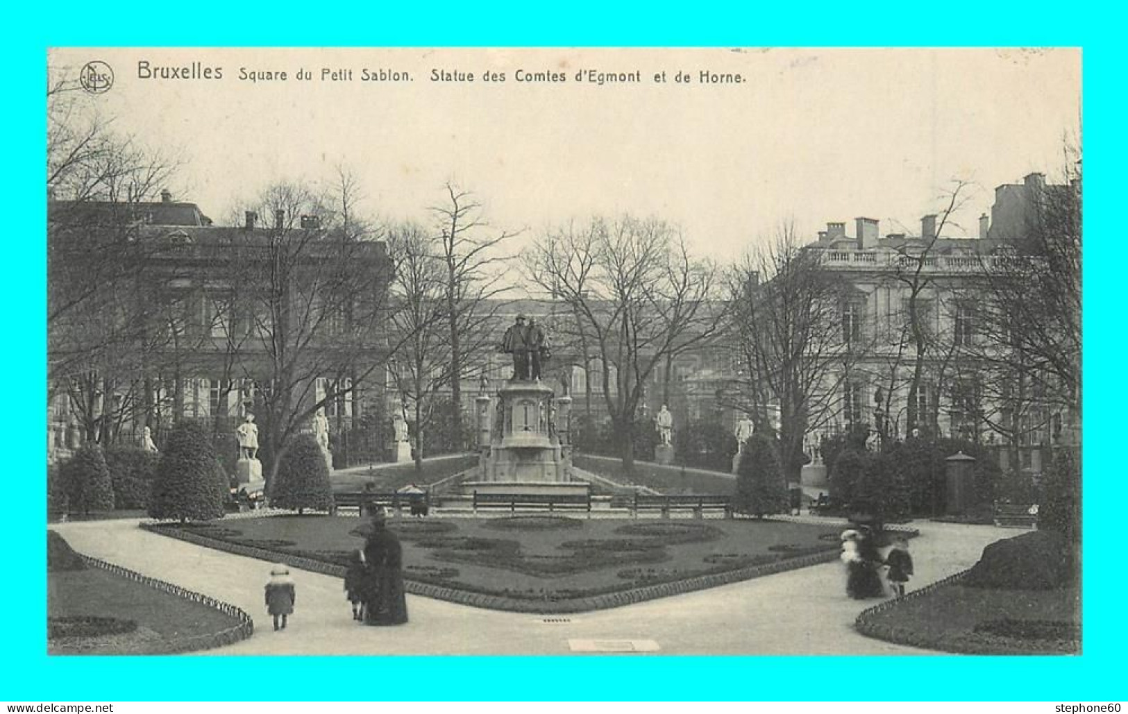 A904 / 493 BRUXELLES Square Du Petit Sablon Statue Des Comtes D'Egmont Et De Horne - Sonstige & Ohne Zuordnung