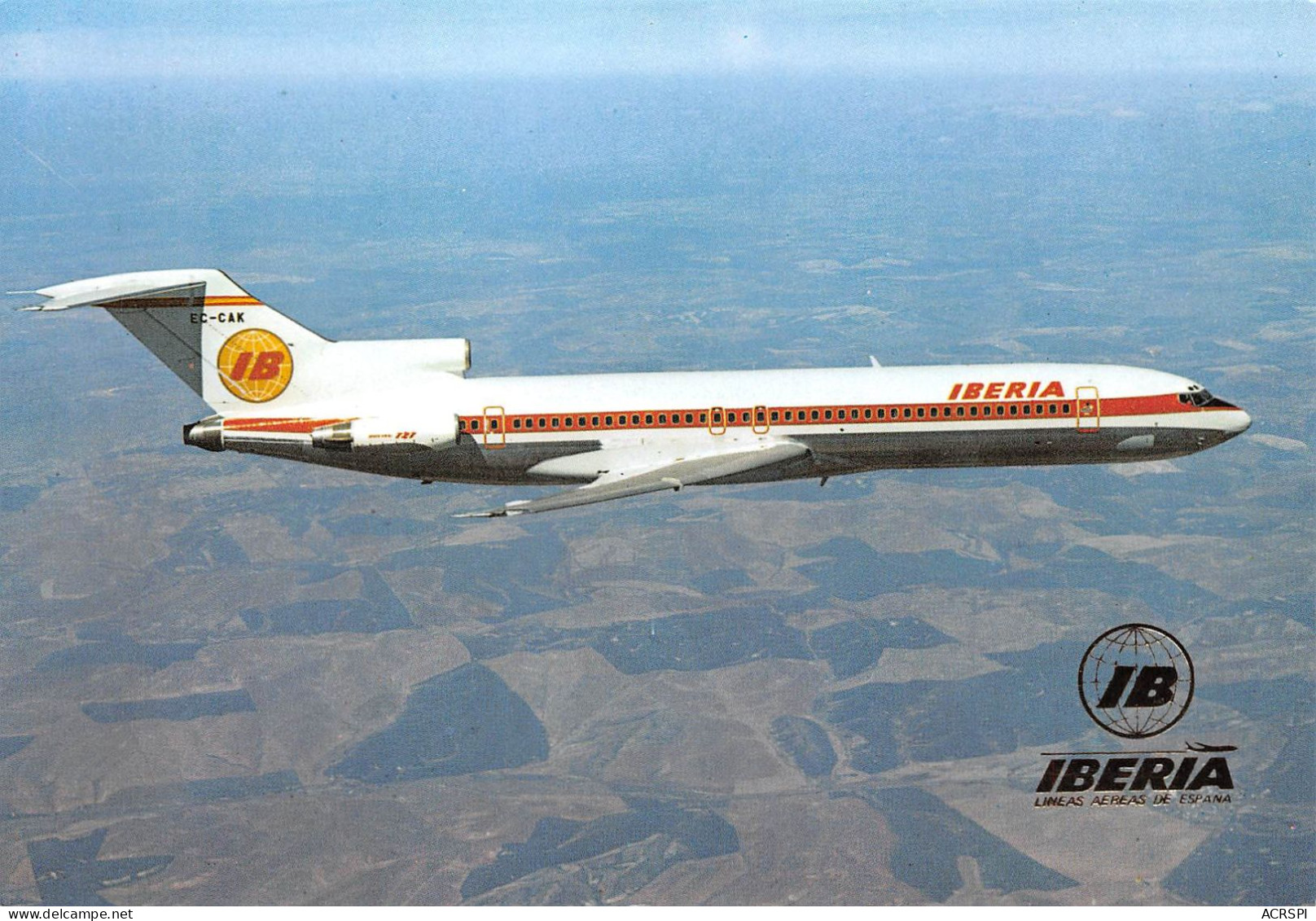 BOEING 727/256 EC-CAK    IBERIA Avion Aviation (scanR/V)   N° 51  MR8006 - 1946-....: Era Moderna