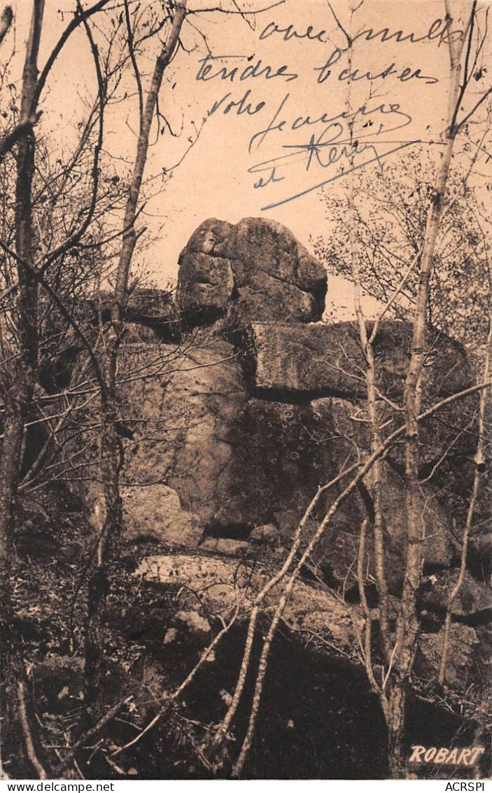 89 QUARRE-LES-TOMBES  La Roche Des Fées Coté Est  (scanR/V)  N° 16 \MR8005 - Quarre Les Tombes