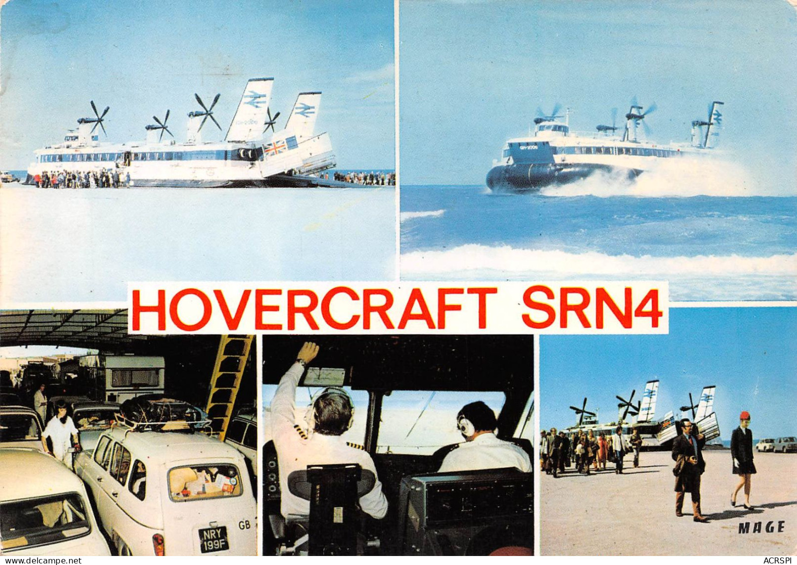 HOVERCRAFT SRN4 Aéroglisseur Bateau  (scanR/V)   N° 72 \MR8005 - Aéroglisseurs