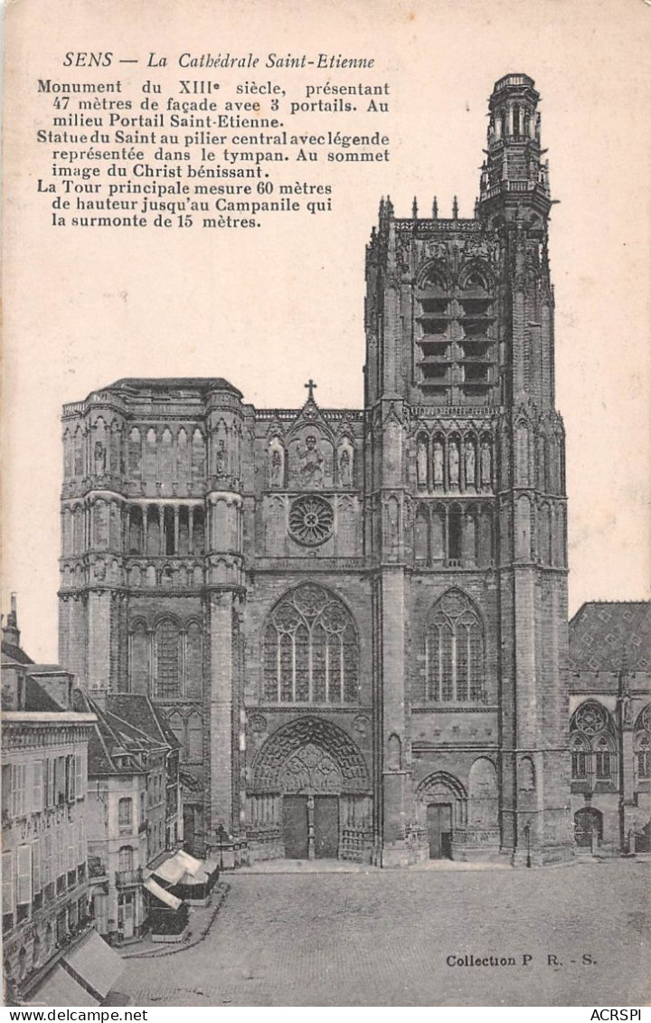 89 SENS   La Cathédrale St Etienne   (Scan R/V) N° 89 \MR8003 - Sens