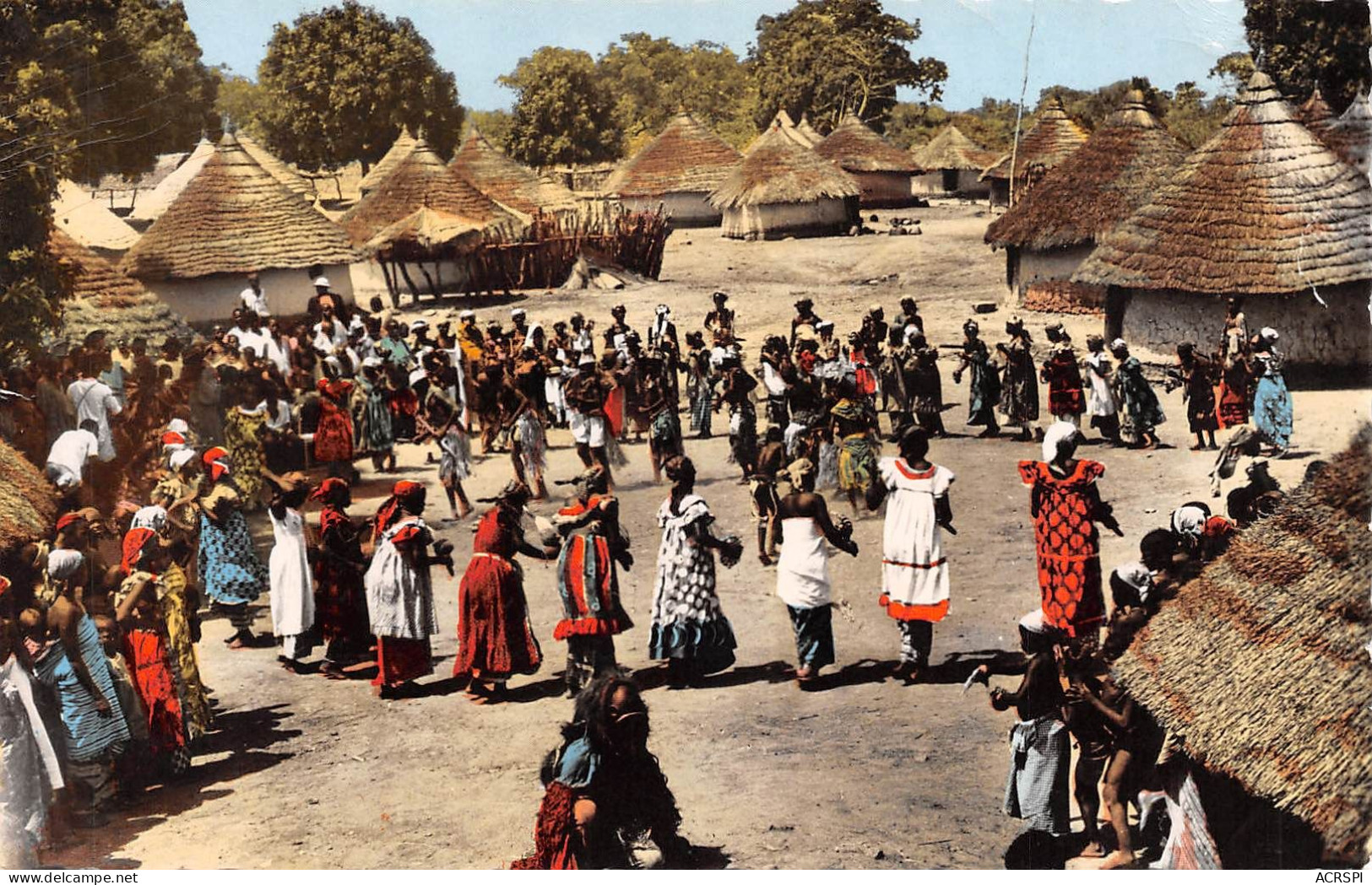DAHOMEY Danseurs Fête Au Village édition Hoa-Qui Dakar  (Scan R/V) N° 78 \MR8001 - Dahome