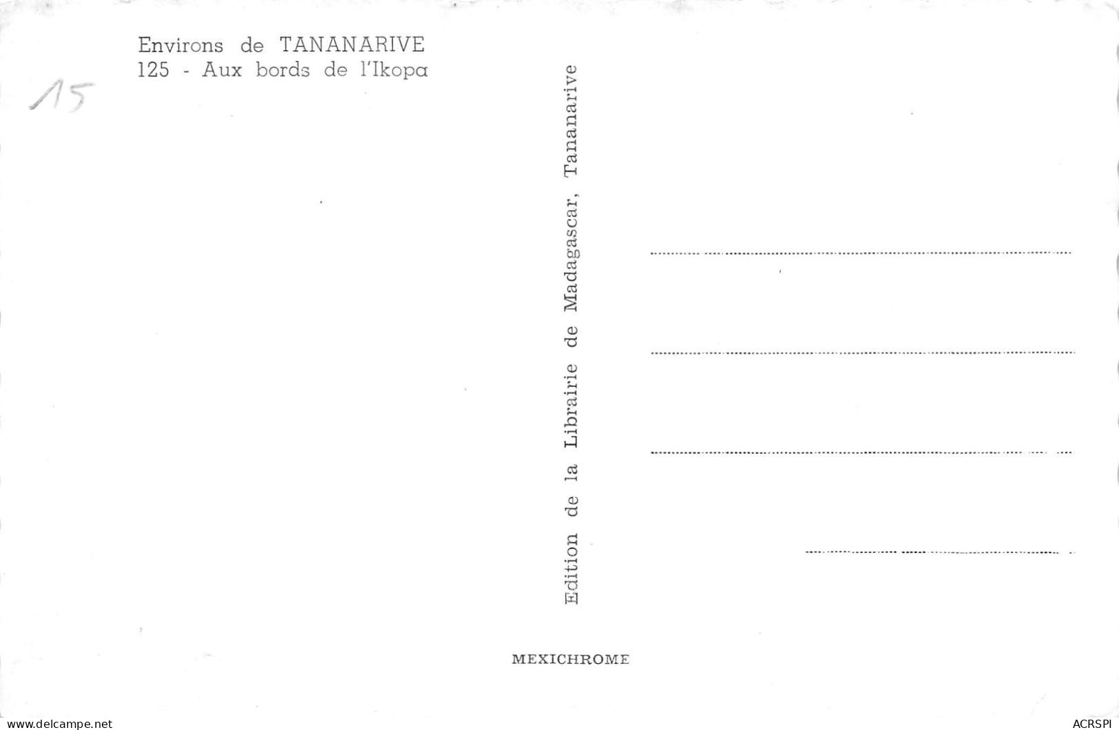 MADAGASCAR Lavandières Sur L'Ikopa  Antananarivo Carte Vierge Non Circulé    (Scan R/V) N° 71 \MR8001 - Madagascar