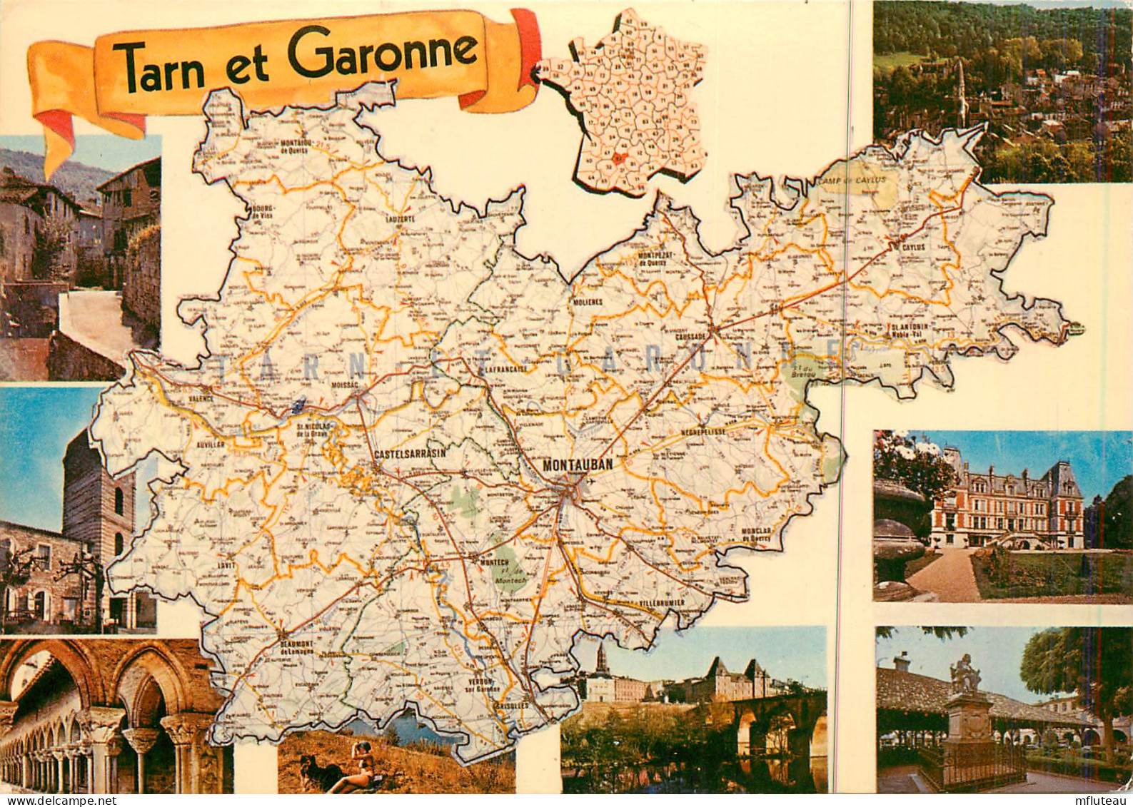 82* TARN  Et GARONNE  Multi Vues   (CPM 10x15cm)     RL18,1632 - Saint Antonin Noble Val
