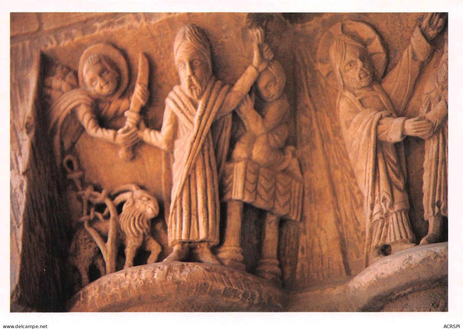 76 Saint Martin De Boscherville  L'abbaye St Georges  Le Sacrifice D'issac  (scanR/V)   N° 52  MR8008 - Varengeville Sur Mer