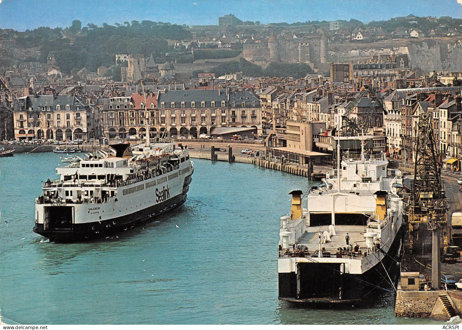 76 DIEPPE  Cars-ferries Le VALENCAY Vue Générale Du Port     (scanR/V)   N° 7  MR8008 - Dieppe