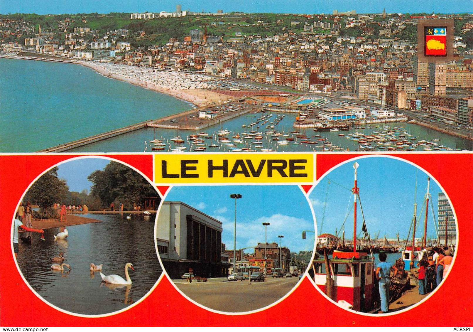 76 LE HAVRE  Multivue De La Ville  (scanR/V)   N° 46  MR8007 - Harbour
