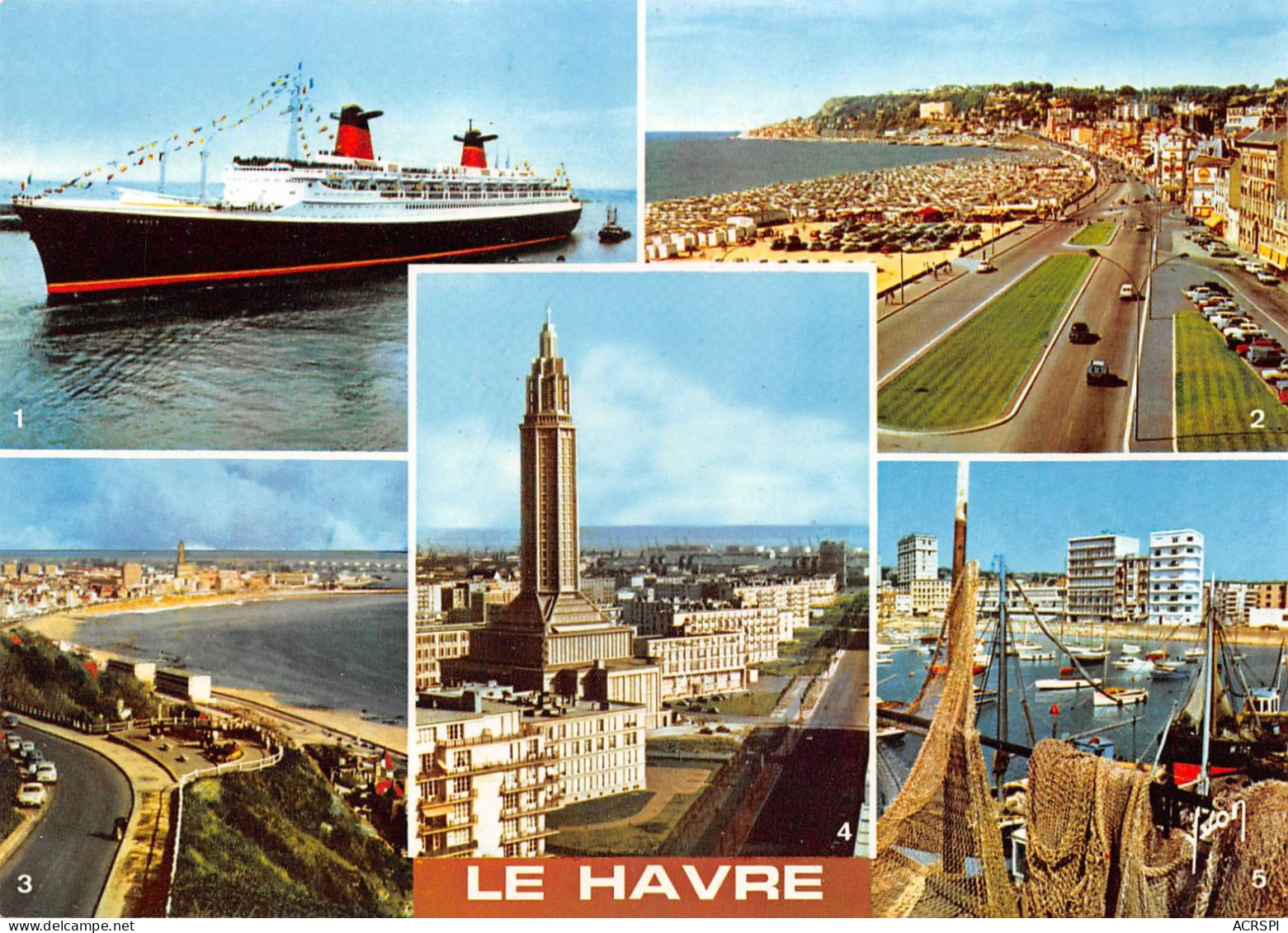 76 LE HAVRE   Le FRANCE Paquebot Club House Des Régates Port Des Yachts église   (scanR/V)   N° 51  MR8007 - Hafen
