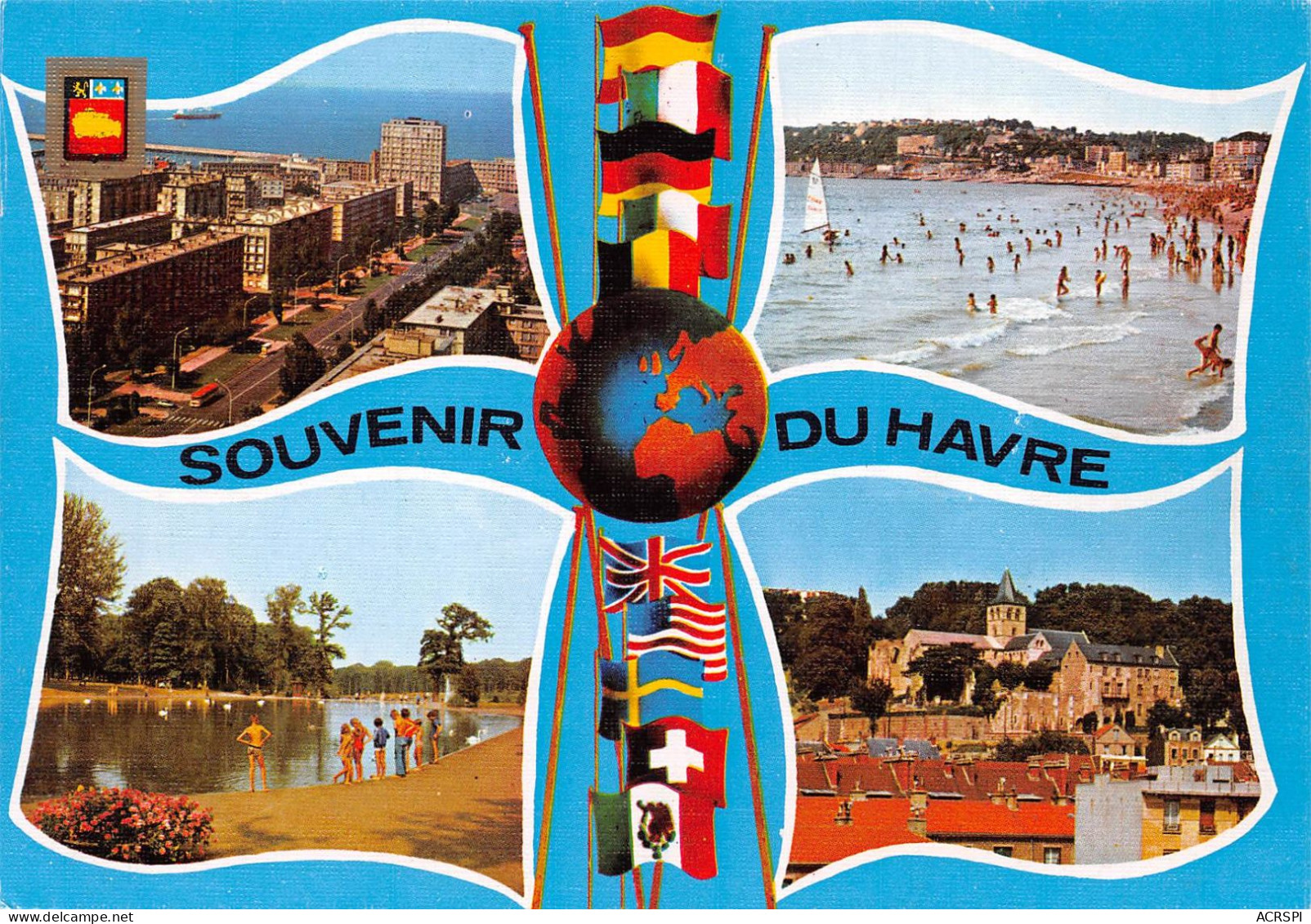 76 LE HAVRE Multivue Souvenir  (scanR/V)   N° 43  MR8007 - Harbour