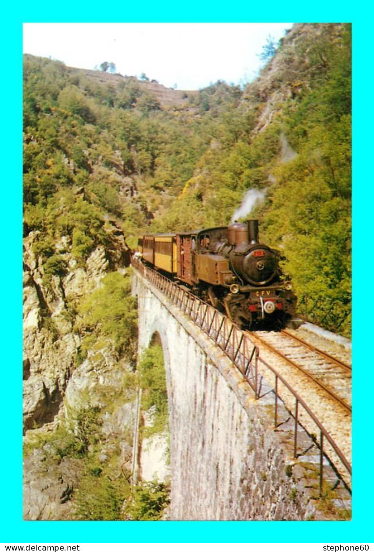 A901 / 325 07 - Tournon Lamastre Train Accroché à La Colline - Autres & Non Classés