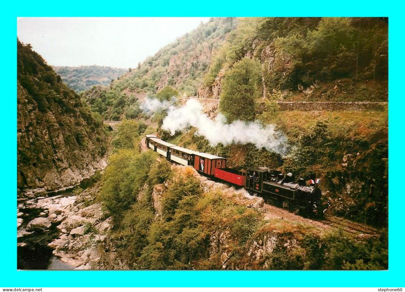 A901 / 083 TRAIN Tournon - Lamastre Passage Des Etroits - Treinen