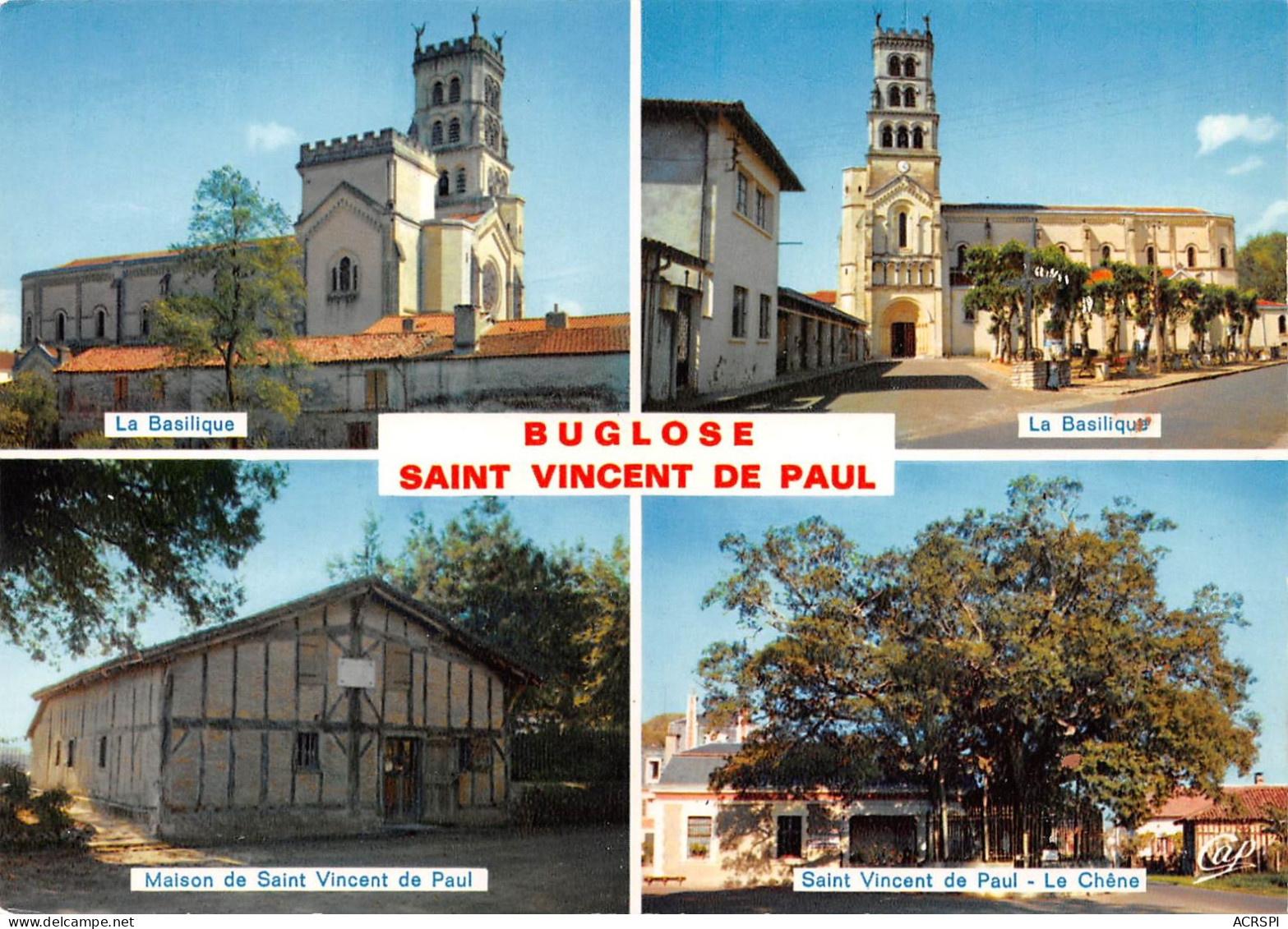 40  Buglose Saint Vincent De Paul Multivue    (Scan R/V) N°  43   \MR8025 - Autres & Non Classés