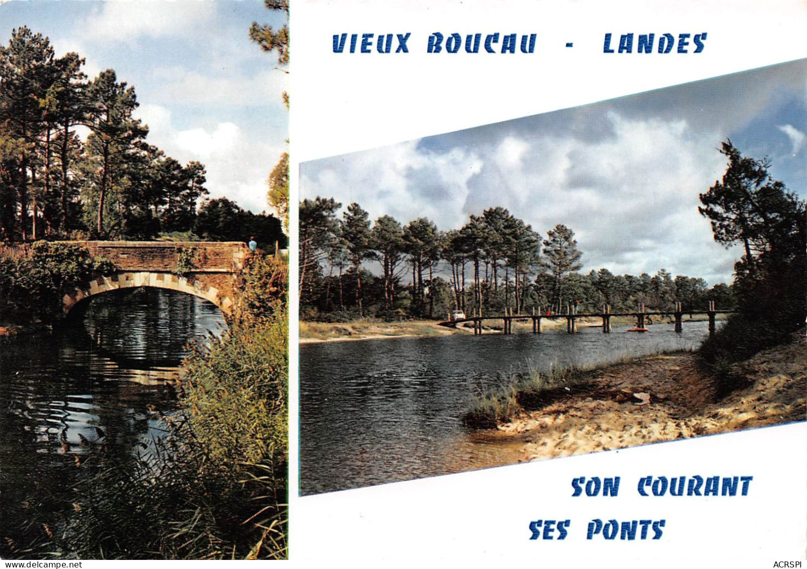 40   VIEUX BOUCAU  Ponts Et Courant   (Scan R/V) N°   46   \MR8024 - Vieux Boucau