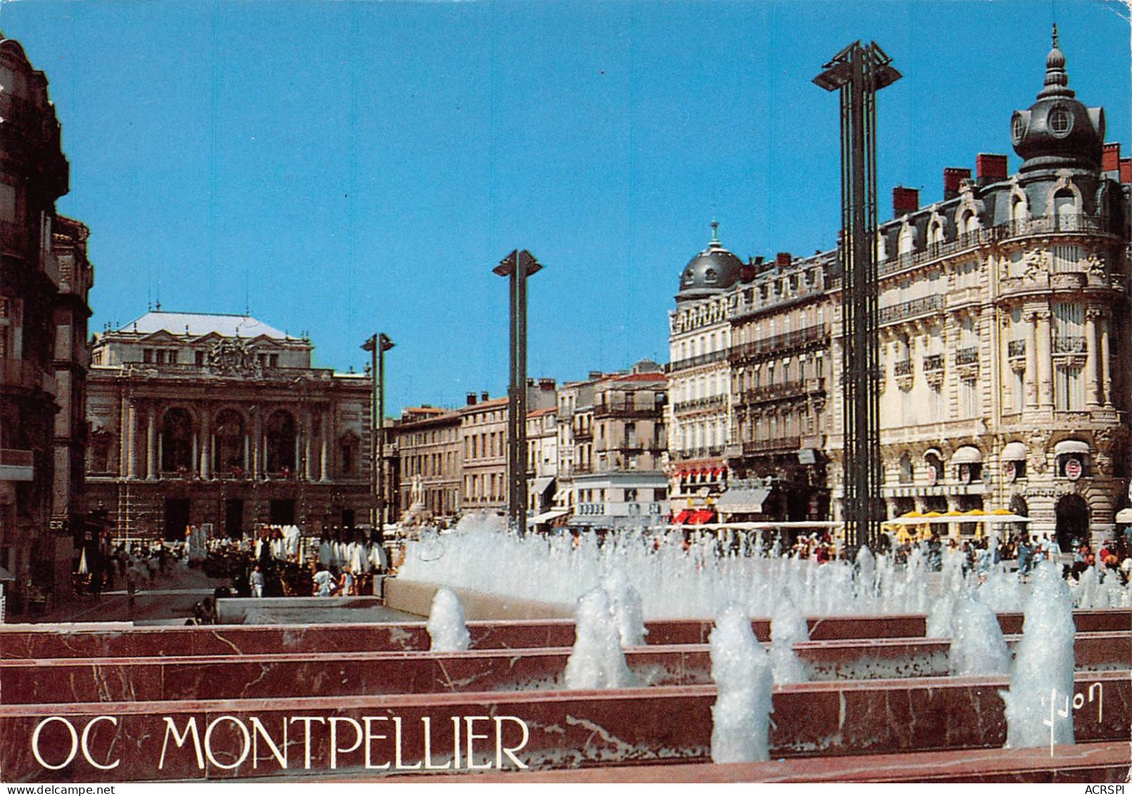 34  Montpellier   Place De La Comédie   (Scan R/V) N°   47   \MR8022 - Montpellier