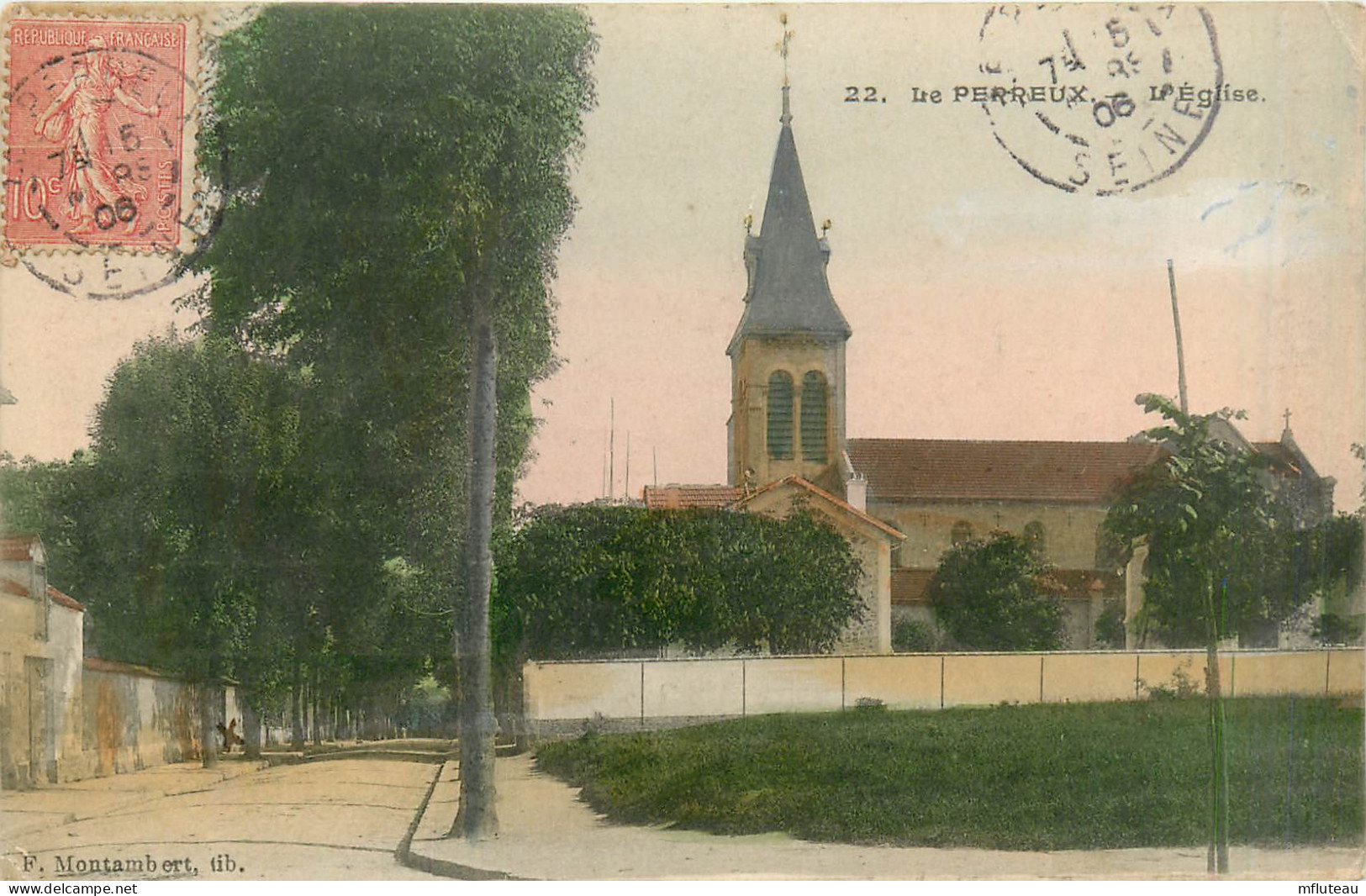 94* LE PERREUX  L Eglise   RL29,0490 - Le Perreux Sur Marne