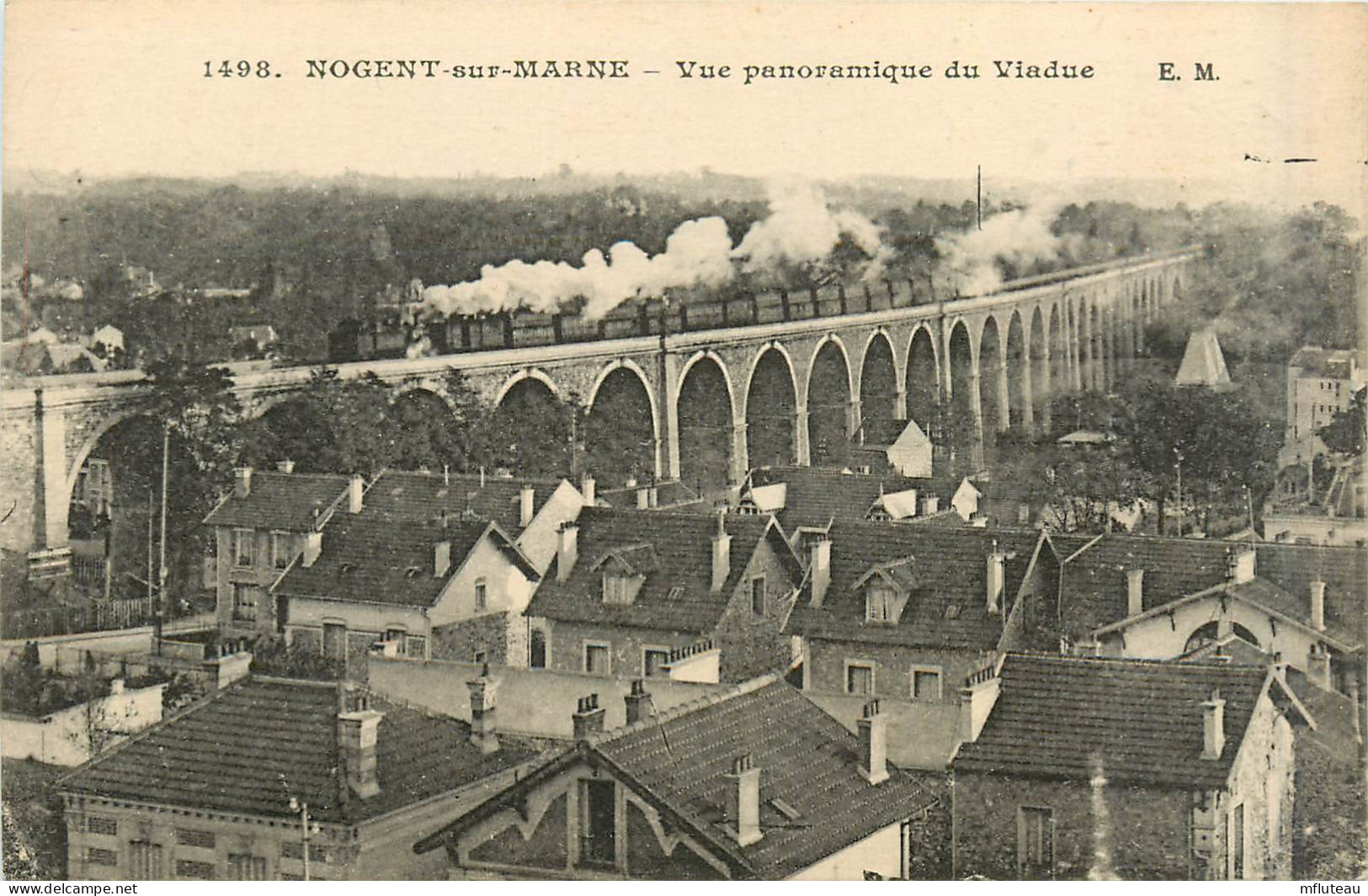 94* NOGENT S/MARNE    Viaduc – Train      RL29,0347 - Nogent Sur Marne