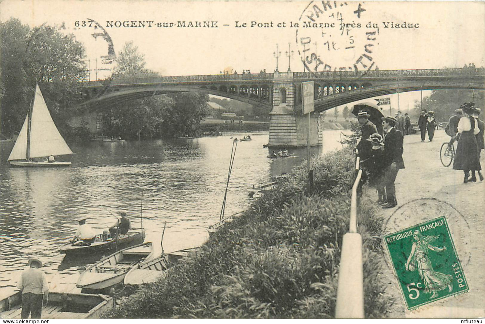 94* NOGENT S/MARNE  Le Pont Et La Marne        RL29,0326 - Nogent Sur Marne