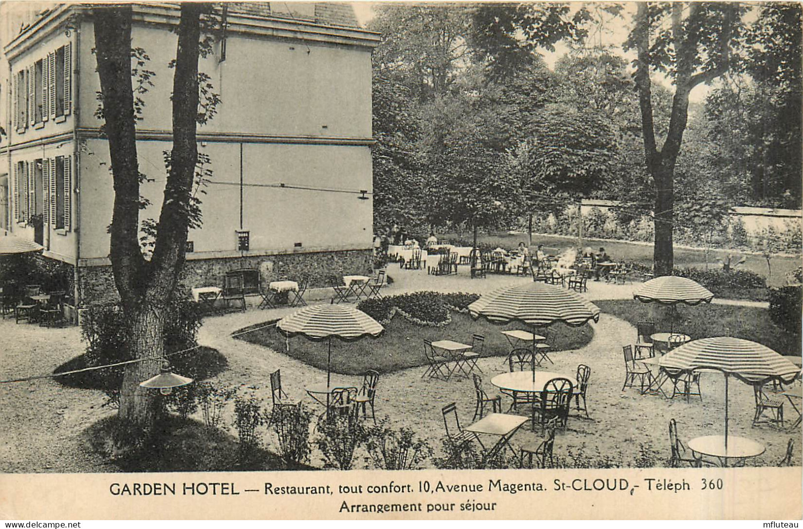 92* ST CLOUD   « garden Hotel »   RL29,0013 - Saint Cloud