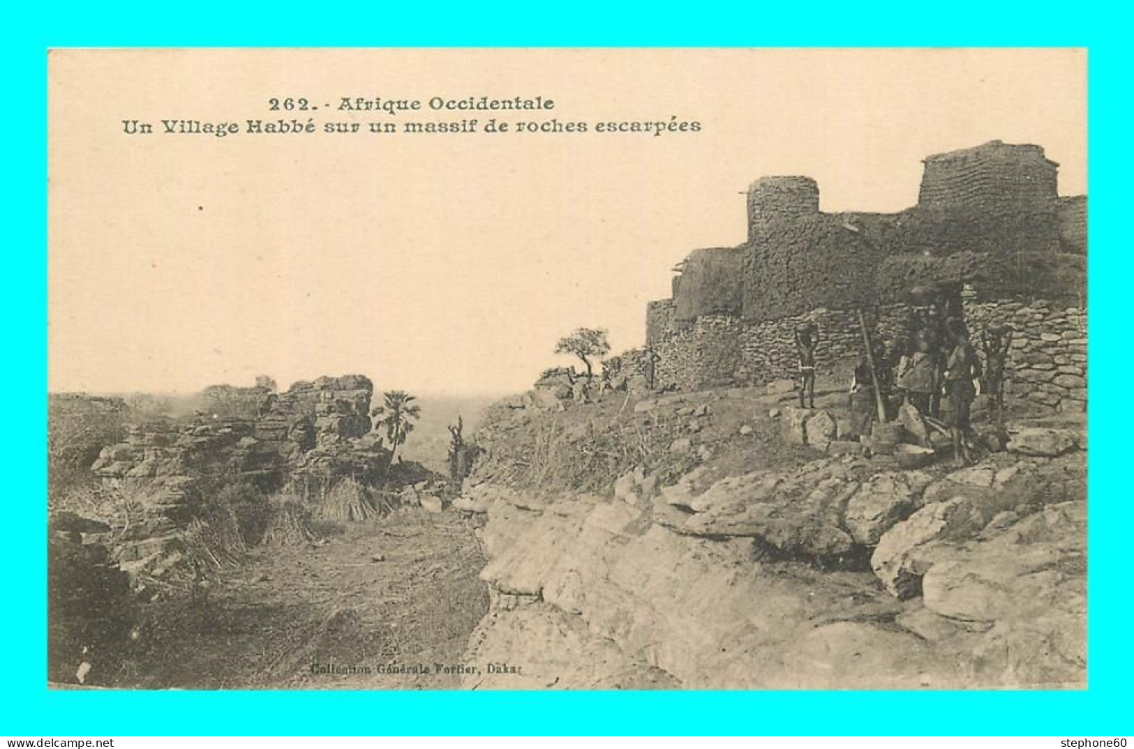 A899 / 193 SENEGAL Afrique Occidentale Village Habbé Sur Massif De Roches Escarpées - Sénégal