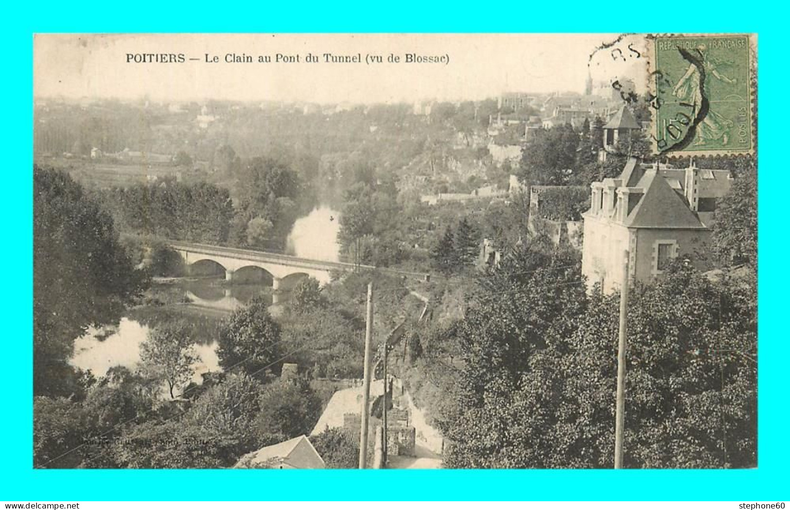 A899 / 001 86 - POITIERS Le Clain Au Pont Du Tunnel - Poitiers