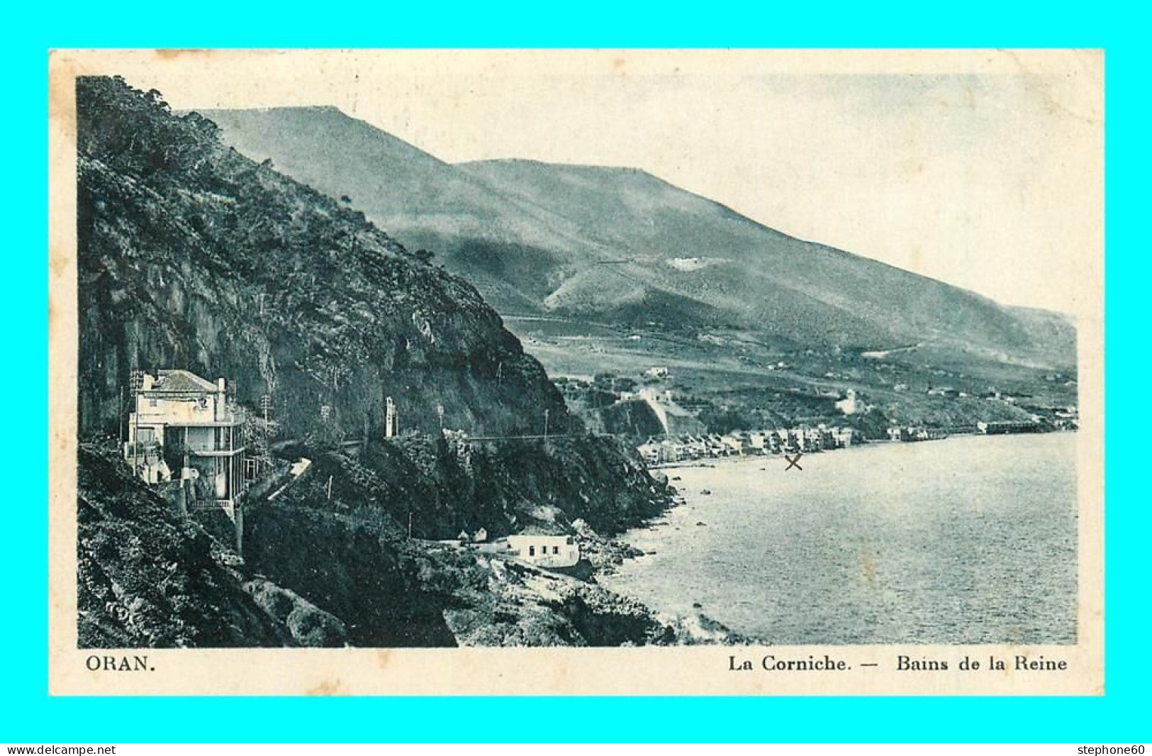 A900 / 191 Algérie ORAN La Corniche Bains De La Reine ( Timbre ) - Oran