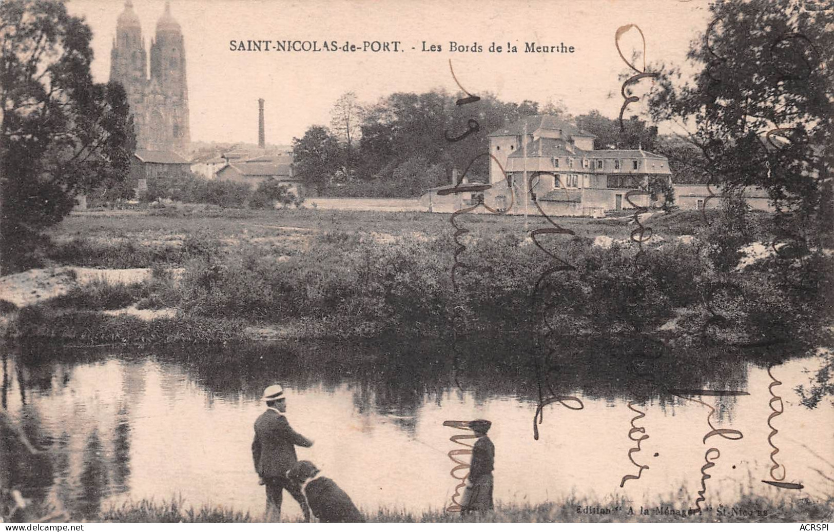 54   Saint-Nicolas-de-Port  Les Bords De La Meurthe    (Scan R/V) N°    49    \MR8034 - Andere & Zonder Classificatie