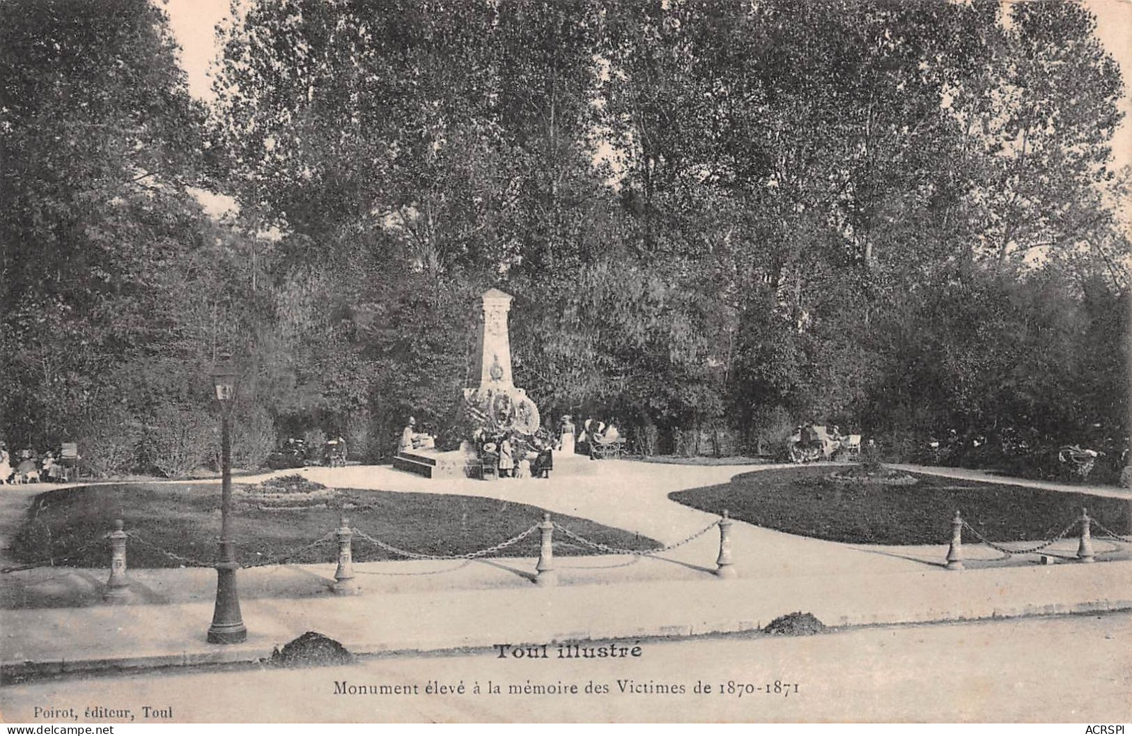 54 TOUL   Monument à La Mémoire Du Siège De Toul En 1870-71 Aux Victimes        (Scan R/V) N°    28    \MR8034 - Toul