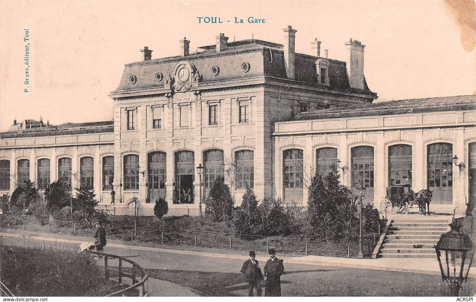 54 TOUL   Entrée De La Gare       (Scan R/V) N°    19    \MR8034 - Toul
