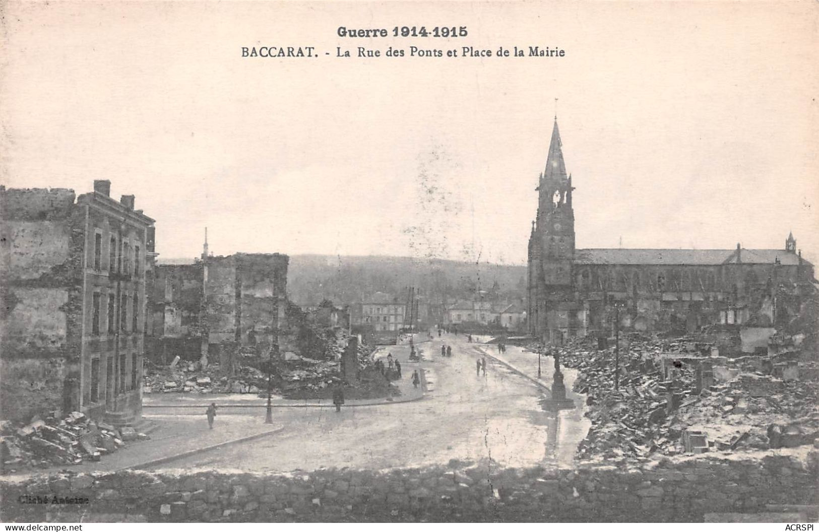 54  BACCARAT   Rue Des Ponts Et Place De La Mairie    (Scan R/V) N°   55    \MR8032 - Baccarat