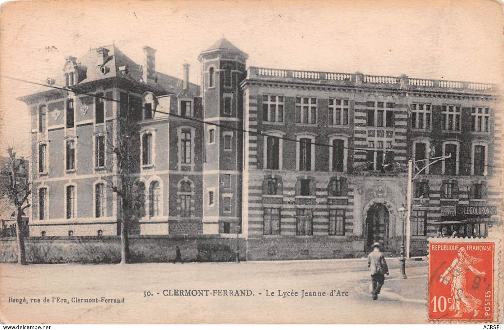 63 CLERMONT-FERRAND  Le Lycée De Jeune Filles     (Scan R/V) N°   27    \MR8030 - Clermont Ferrand