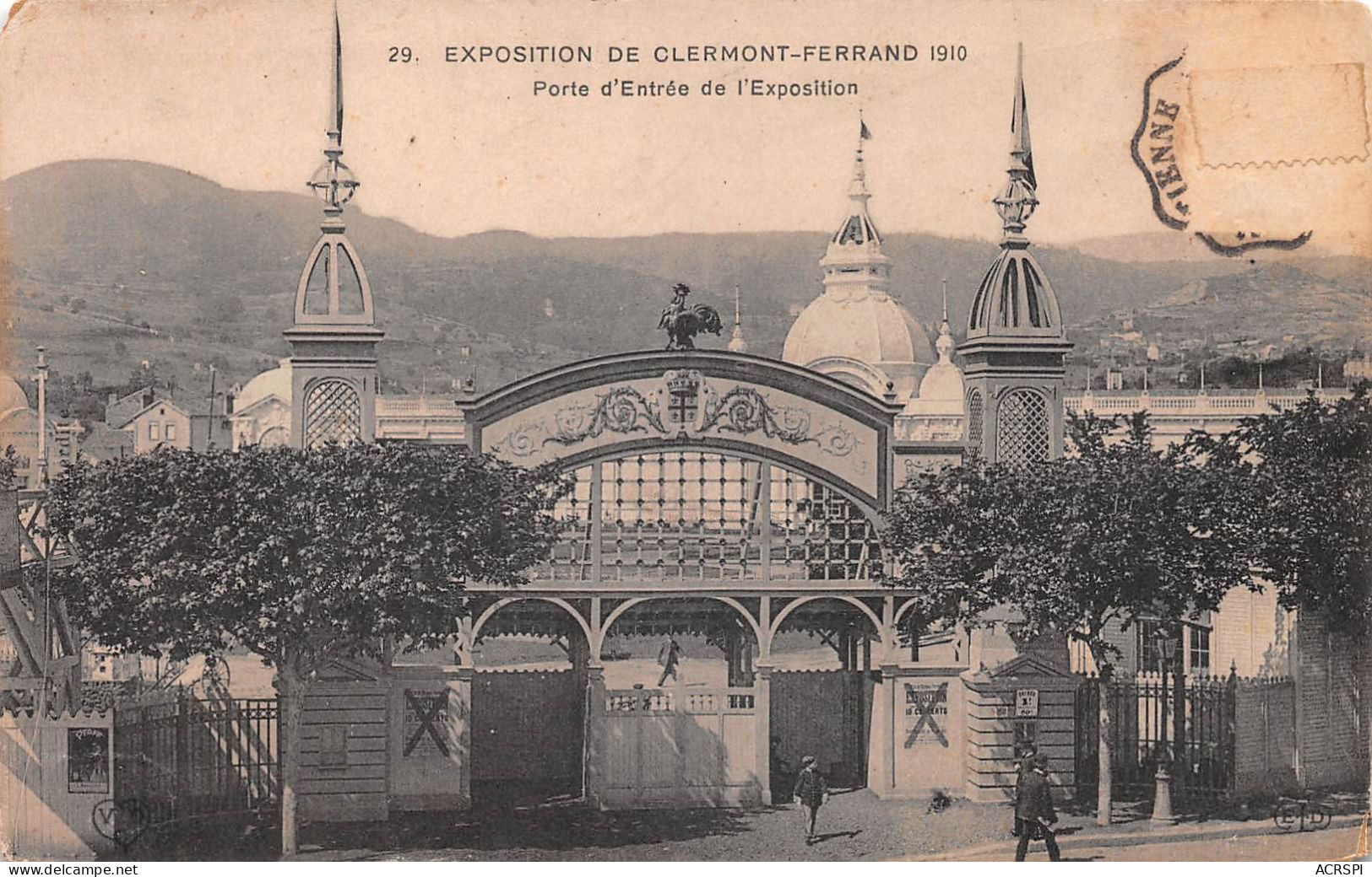 63 CLERMONT-FERRAND   Porte D'entrée De L'exposition            (Scan R/V) N°   18    \MR8030 - Clermont Ferrand