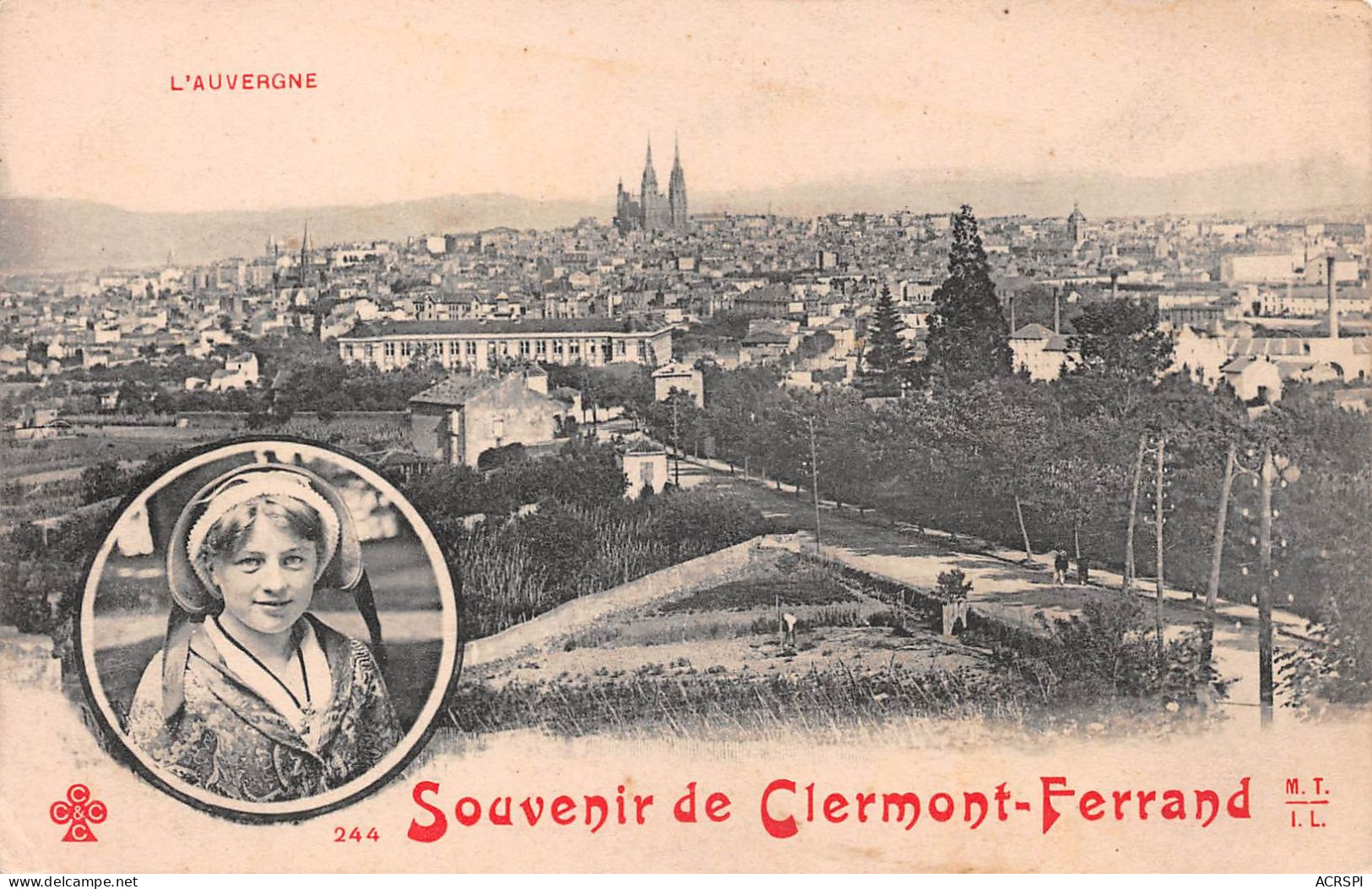 63 CLERMONT-FERRAND   Souvenir     (Scan R/V) N°   8    \MR8030 - Clermont Ferrand