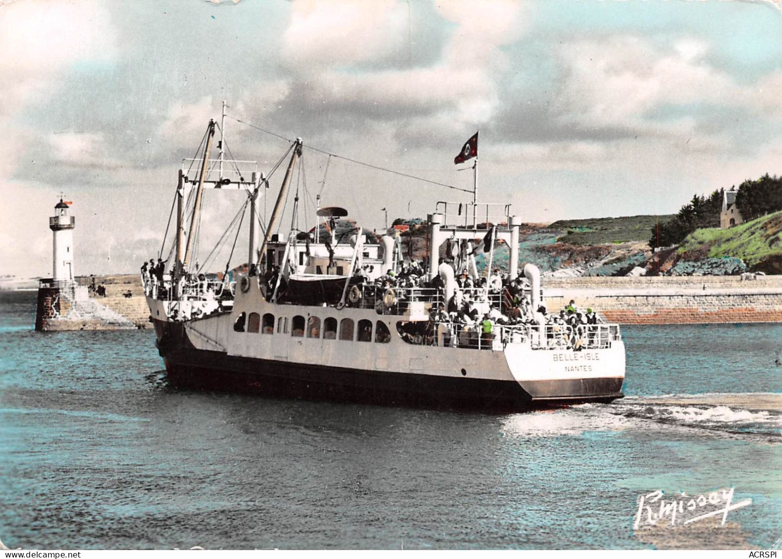 56  BELLE ILE EN MER LE PALAIS Départ Du Belle ISLE    (Scan R/V) N°   8   \MR8027 - Belle Ile En Mer