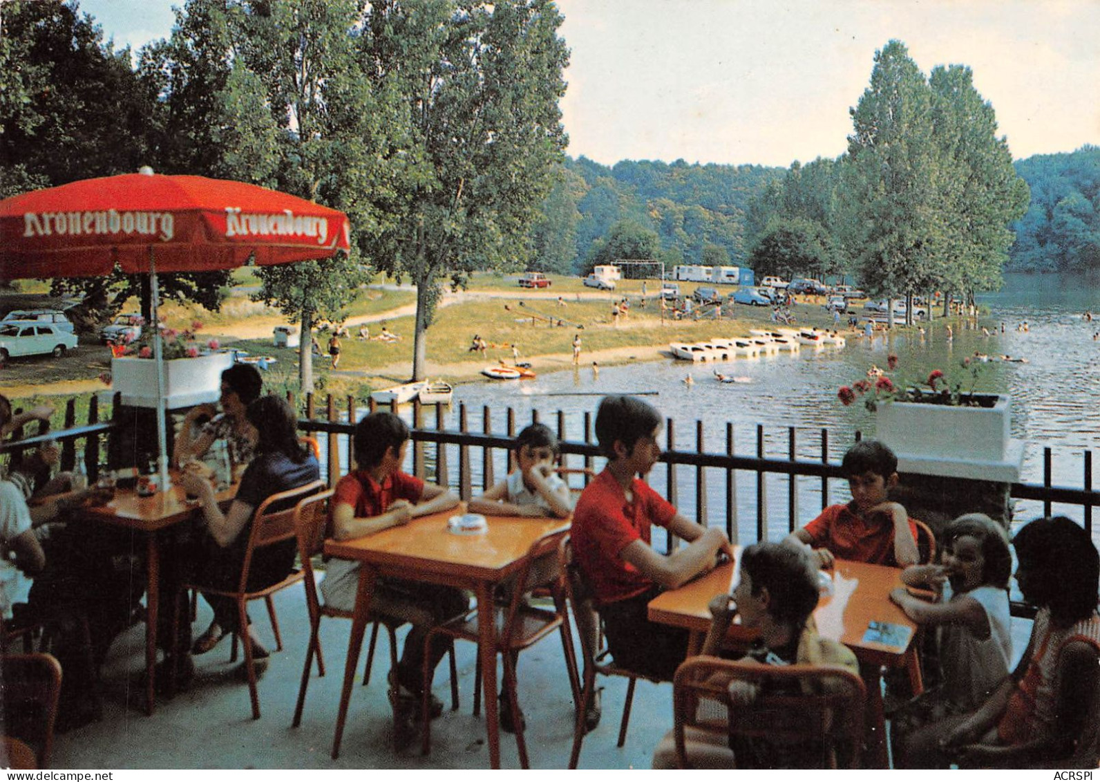 85  CHANTONNAY  Plage Du Barrage De L'angle Guignard La Terrasse Du Café   (Scan R/V) N°   47   \MR8026 - Chantonnay