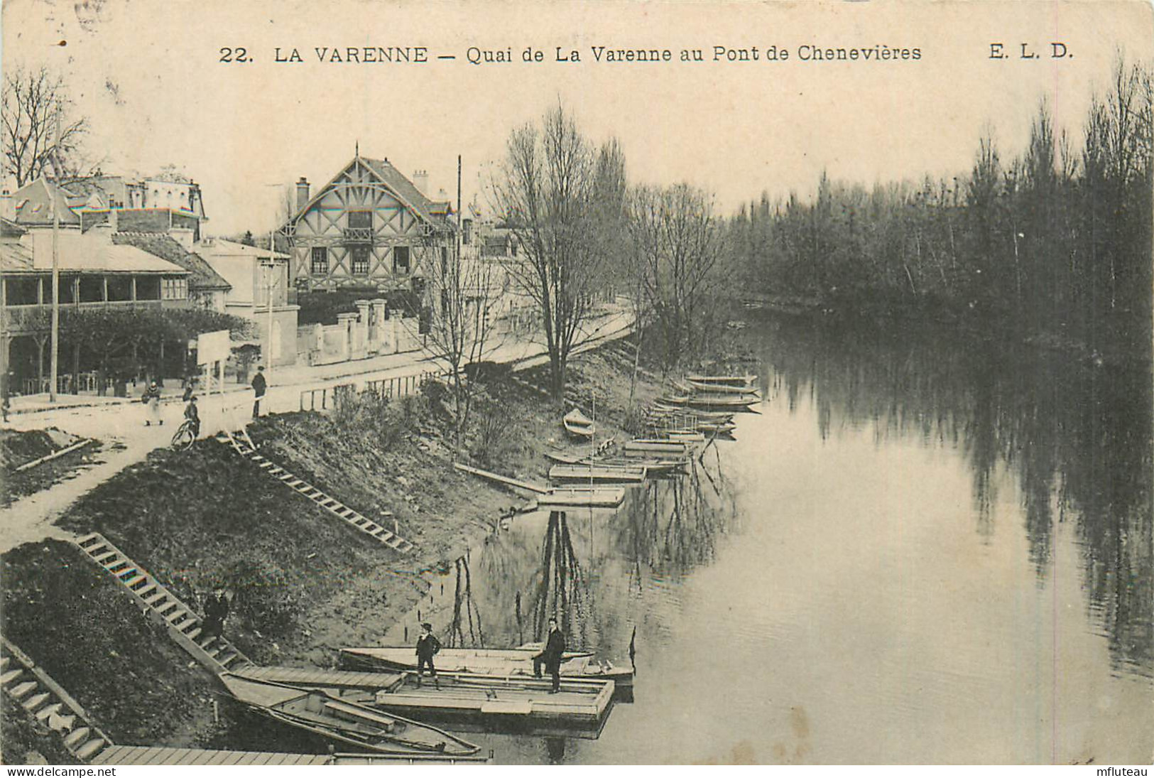 94* LA VARENNE   Quai De Varenne Au Pont De  CHENNEVIERES   RL29,1040 - Autres & Non Classés