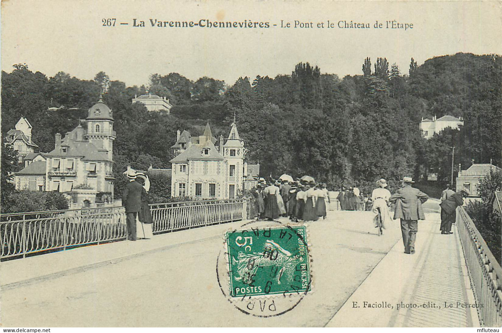 94* LA VARENNE  CHENNEVIERES  Pont Et Chateau De L Etape   RL29,1017 - Chennevieres Sur Marne