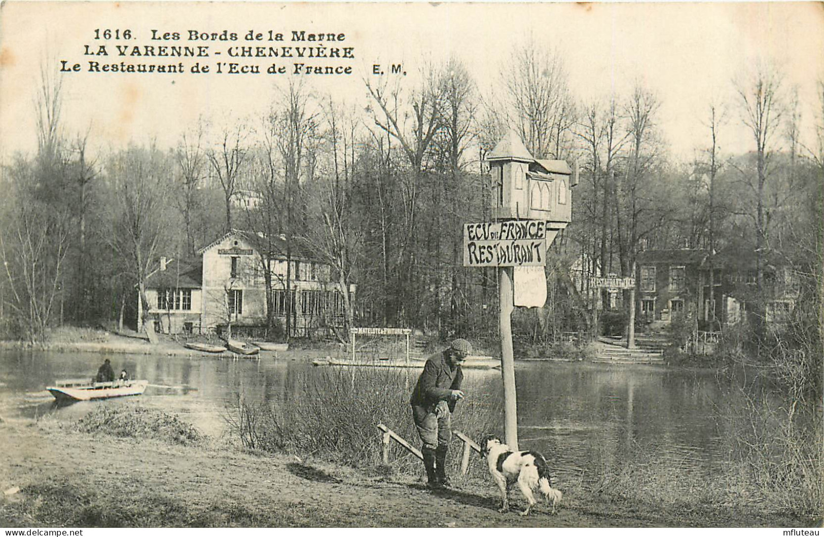 94* LA VARENNE  CHENNEVIERES   Restaurant De L Ecu De France   RL29,0955 - Chennevieres Sur Marne