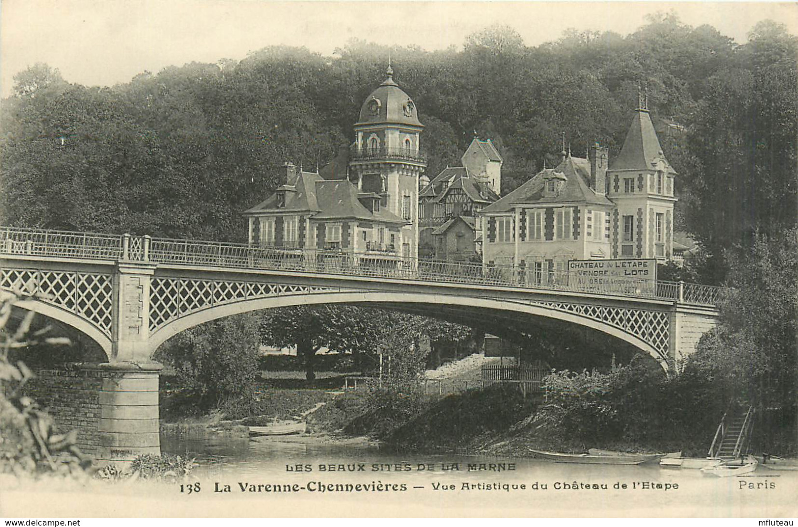 94* LA VARENNE  CHENNEVIERES   Chateau  De L Etape RL29,0943 - Chennevieres Sur Marne