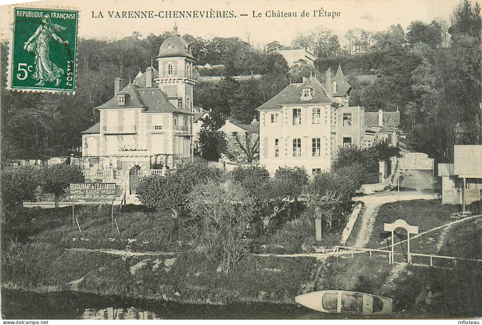94* LA VARENNE  CHENNEVIERES     Le Chateau De L Etape RL29,0809 - Chennevieres Sur Marne