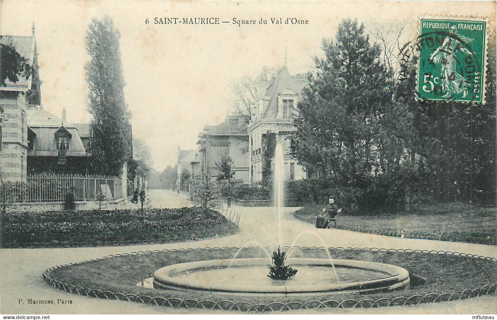94* ST MAURICE   Square Du Val D Osne     RL29,0776 - Saint Maurice