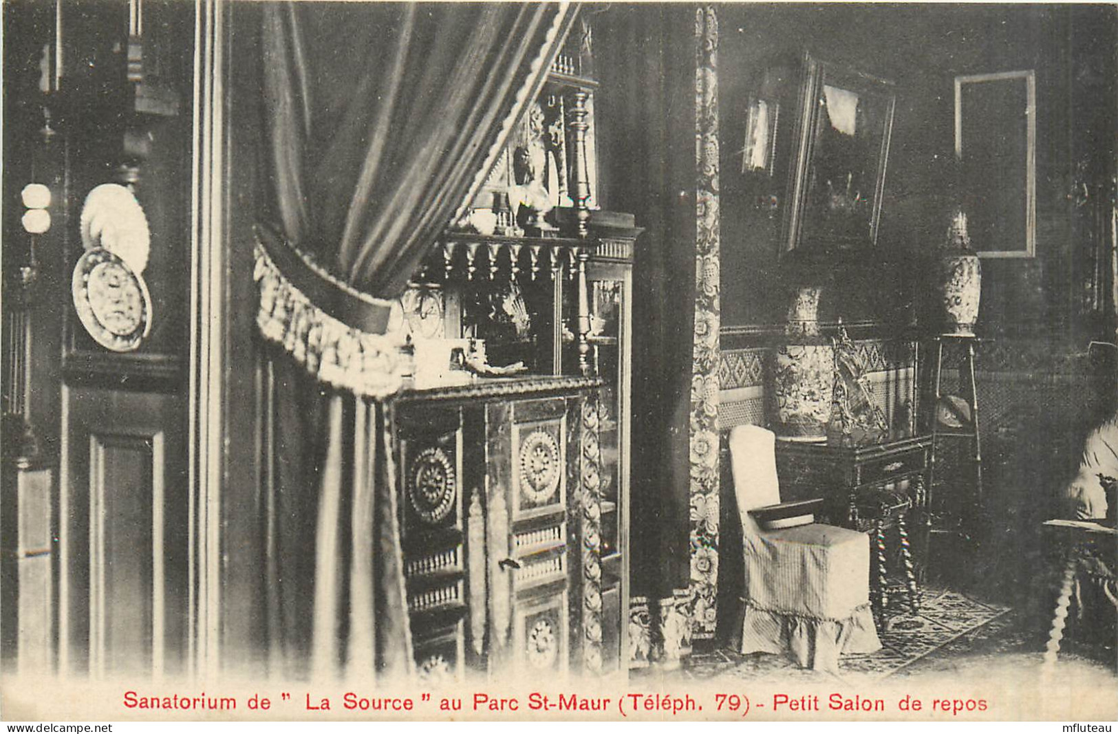 94* ST MAUR Parc -  Sanatorium  « la Source »  Salon De Repos      RL29,0660 - Saint Maur Des Fosses